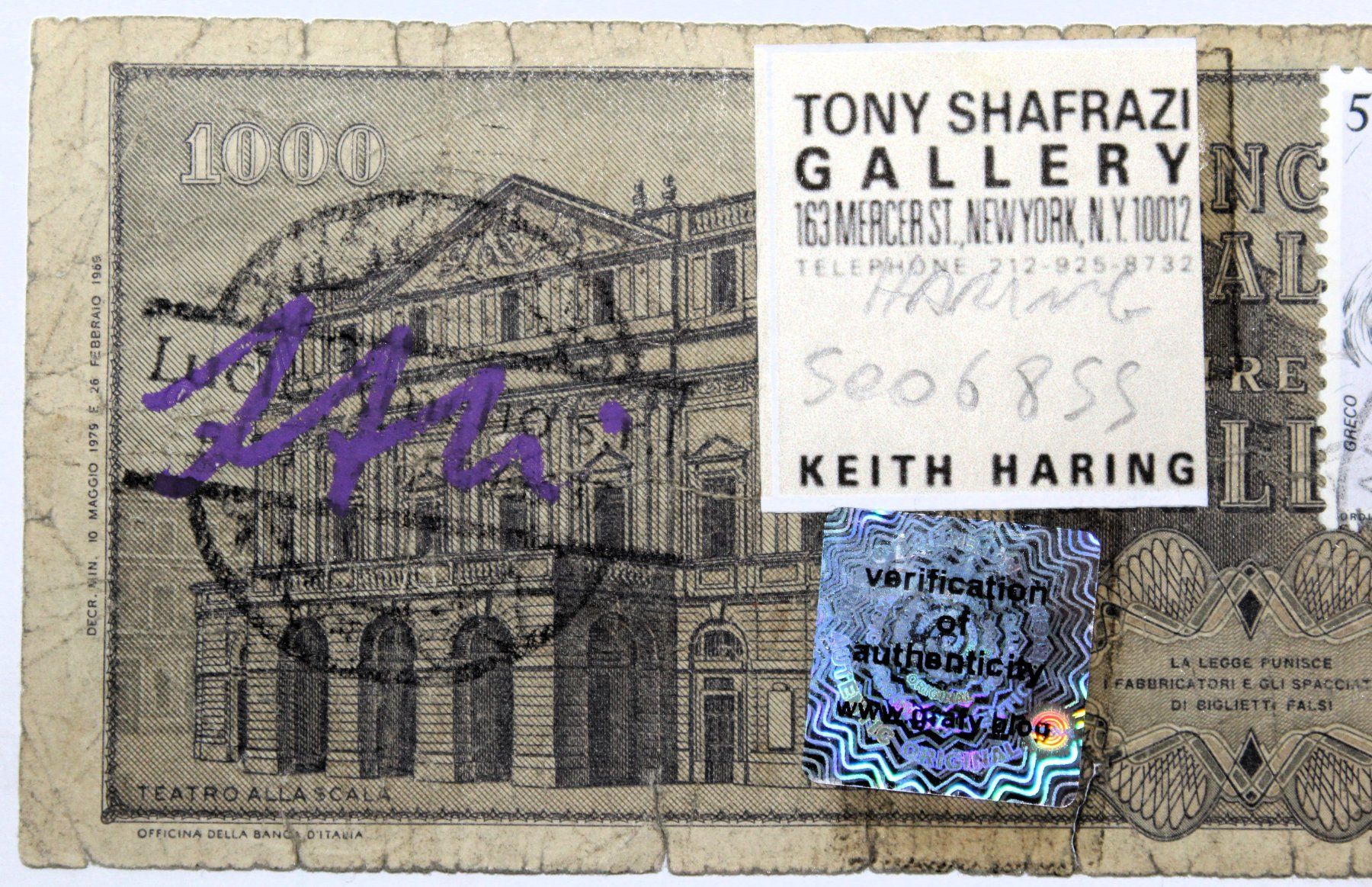 Banconote: Andy Warhol & Keith Haring: Mischtechnik auf Banknote / TOP! – Usato da Bern venduto da Spomme 5