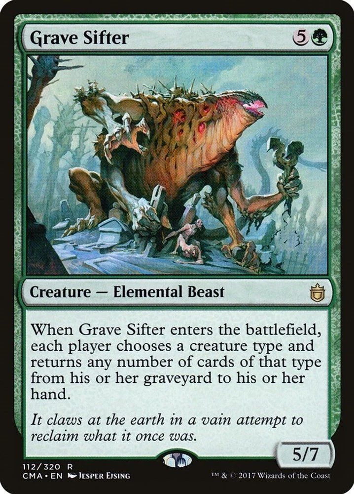 Magic The Gathering Carte collezionabili: Grave Sifter - MtG - EN – Usato da Bolligen venduto da Gurkenfeld