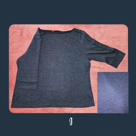 Pullover dunkelblau-weiss meliert, S.Oliver, 46