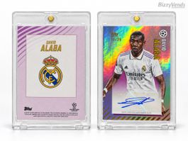 David Alaba Topps Auto 10/25 Real Madrid Autograph
