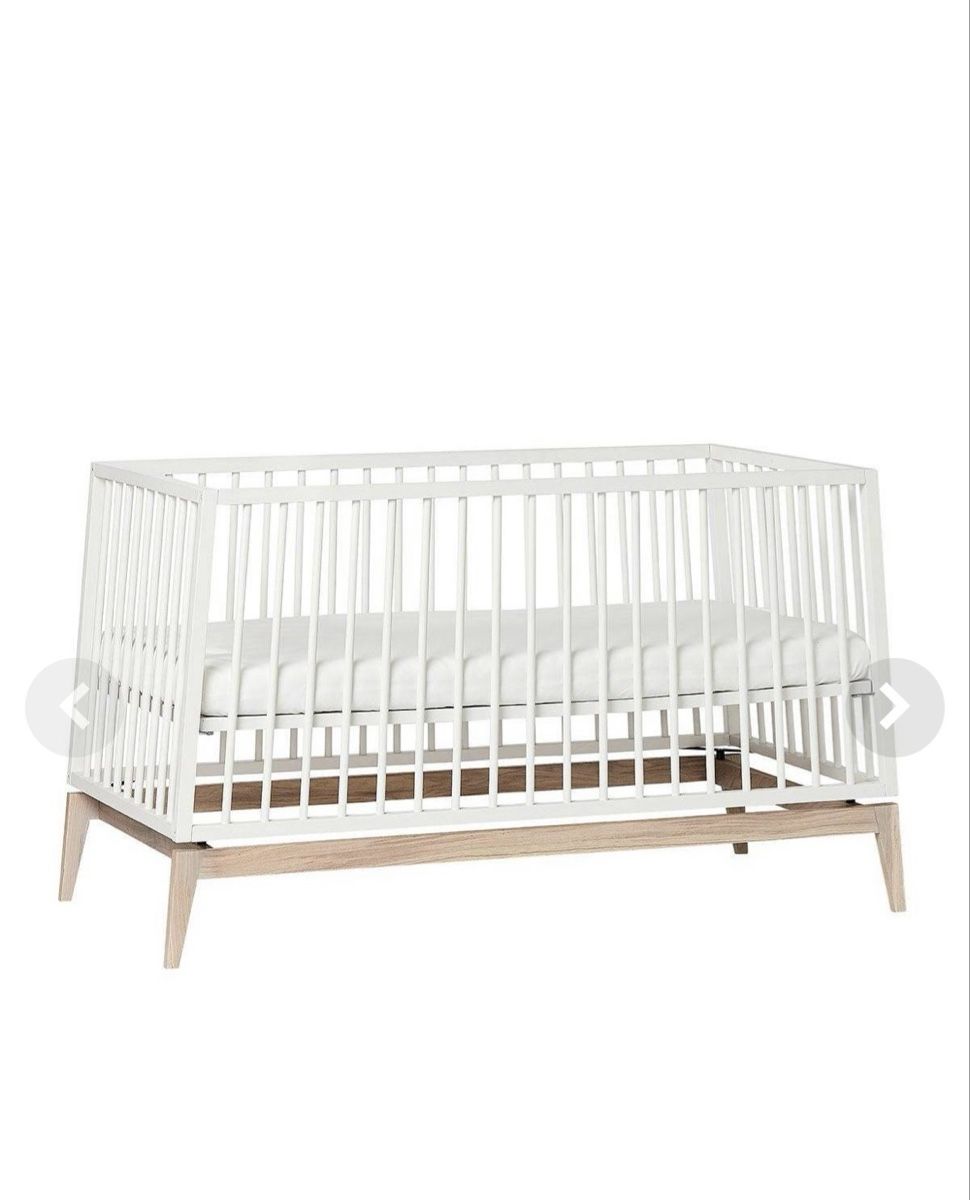Leander Letti: Kinderbett - Leander Luna Babybett, weiss/Eiche – Usato da Zollikon venduto da sibnin 6