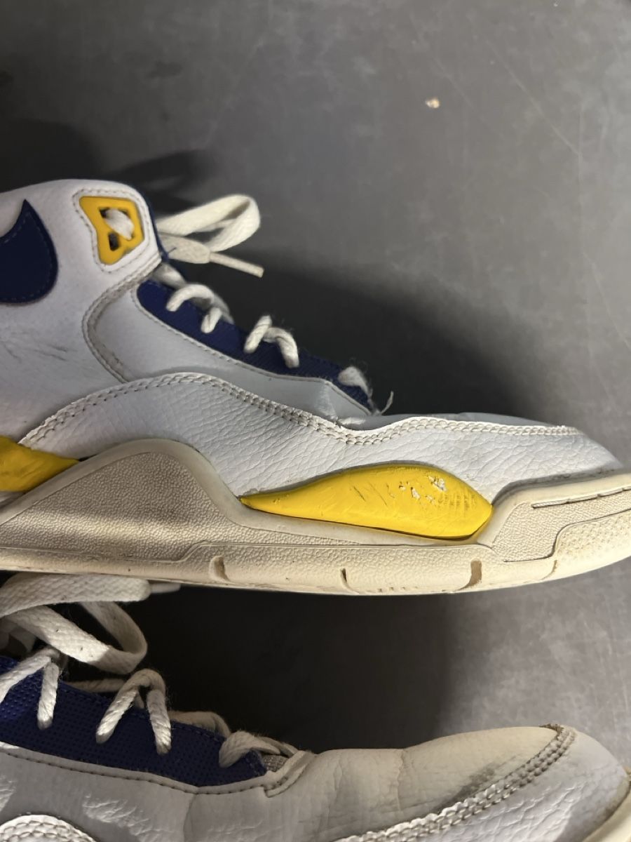 Jordan Scarpe da uomo: Nike Air Flight Mid Weiss/Gelb Grösse 45 – Usato da Aarau venduto da SCH_EV 4