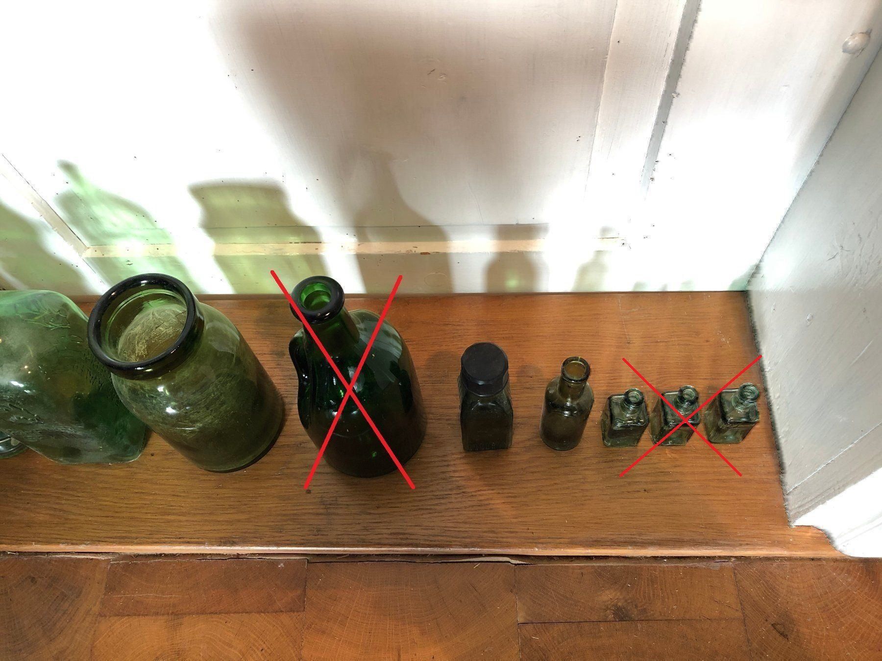 Accessori da laboratorio: Glasflaschen Dekoration grün Giftflasche – Usato da Siblingen venduto da Jayuah 4