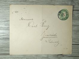 TR45 Enveloppe + Timbre Belgique 1893