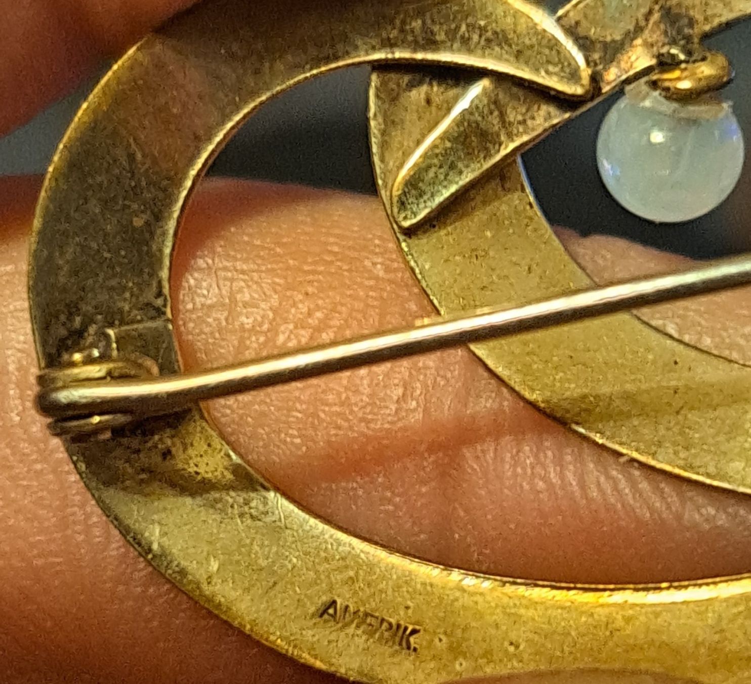 Spille & Fermagli: Broche encienne or americain – Usato da Biel/Bienne venduto da raf_2yqq 3