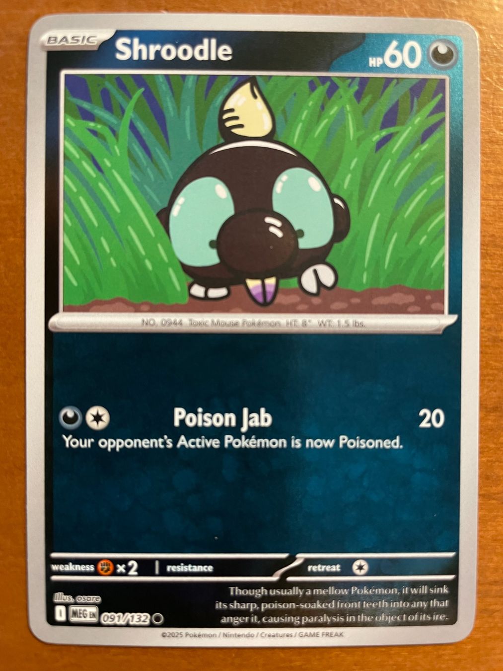 Pokémon Carte collezionabili: Pokemon Shroodle Reverse (Versand gratis) – Nuovo (secondo la descrizione) da Chur venduto da Angerson