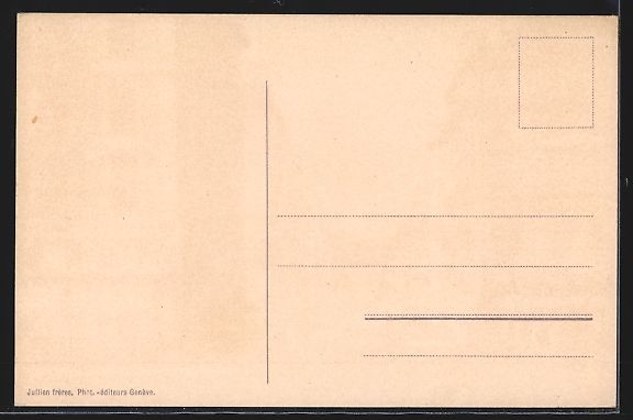 Ansichtskarten: AK Genève, Rue des Alpes – Gebraucht aus Berlin von bartko-reher 1