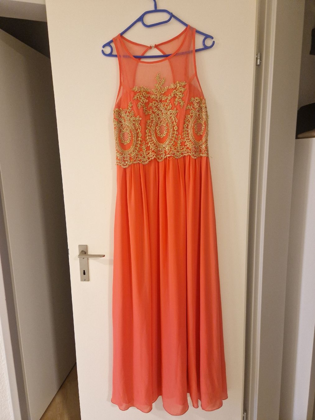 Kleider: Abendkleid rosa/orange M/L – Neu (gemäss Beschreibung) aus Ebikon von kov_9vqb