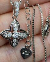 Collier avec diamants de moissanite certifié GRA