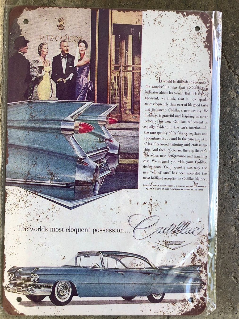 Schilder: Cadillac 1959 classic Oldtimer v8 – Neu (gemäss Beschreibung) aus Reinach AG von rares75