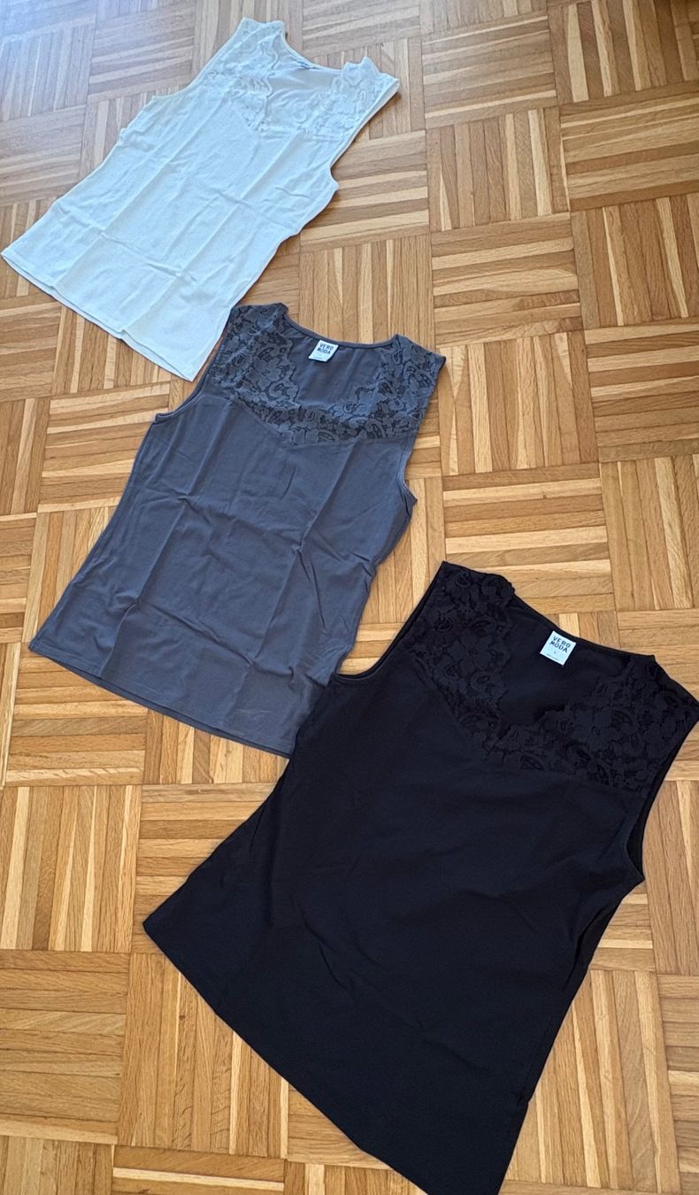 Vero Moda Top: 3 Tops, Marke VERO MODA, L – Usato da Luzern venduto da Roger3022 1