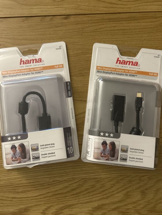 Hama Adaptateurs: Due Adattatore Mini DisplayPort a HDMI Hama – Neuf avec emballage d'origine à Brissago par are_79ts 1