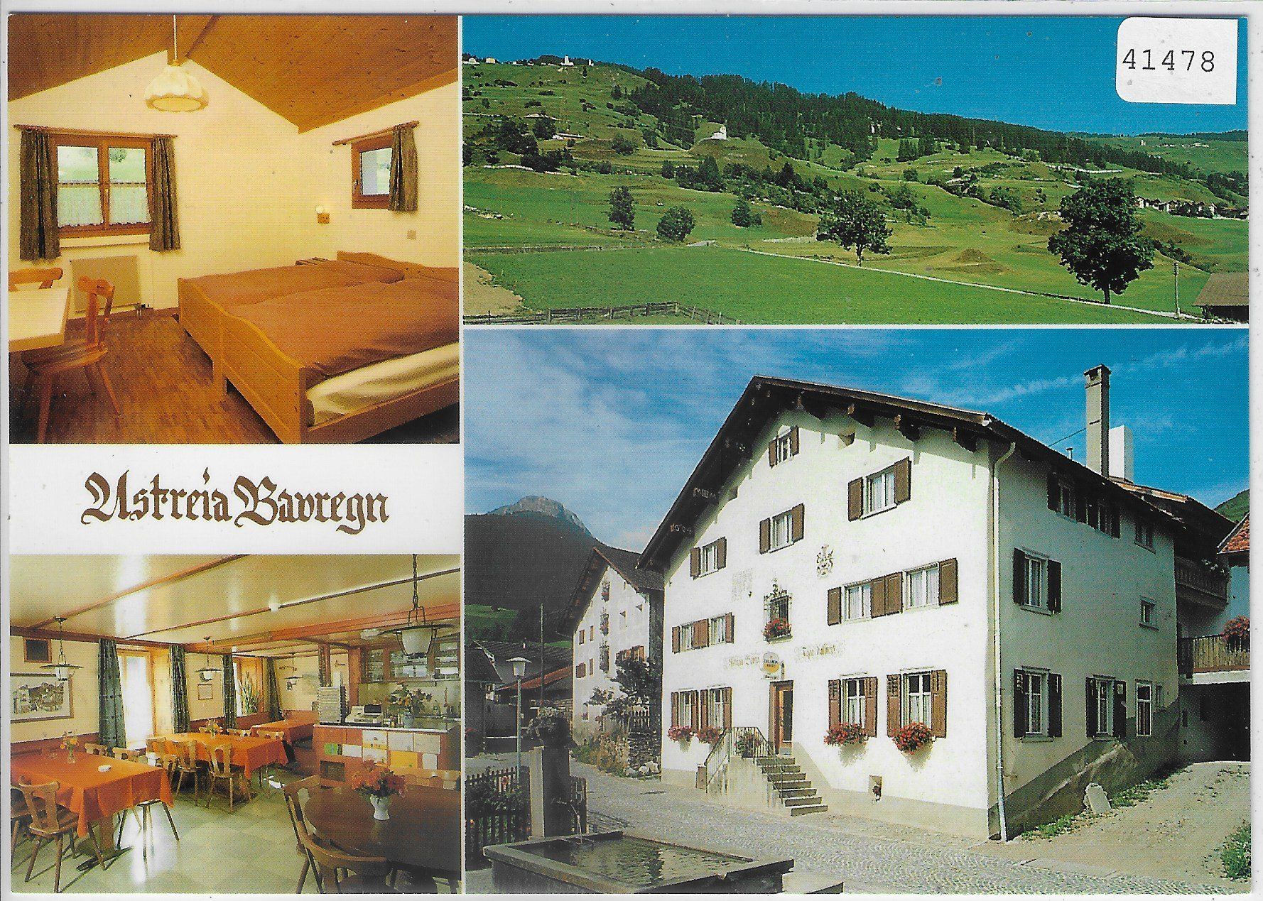 Cartoline postali: Hotel Ustreia Bavregn - Donath – Usato da Ettingen venduto da Kartenplanet