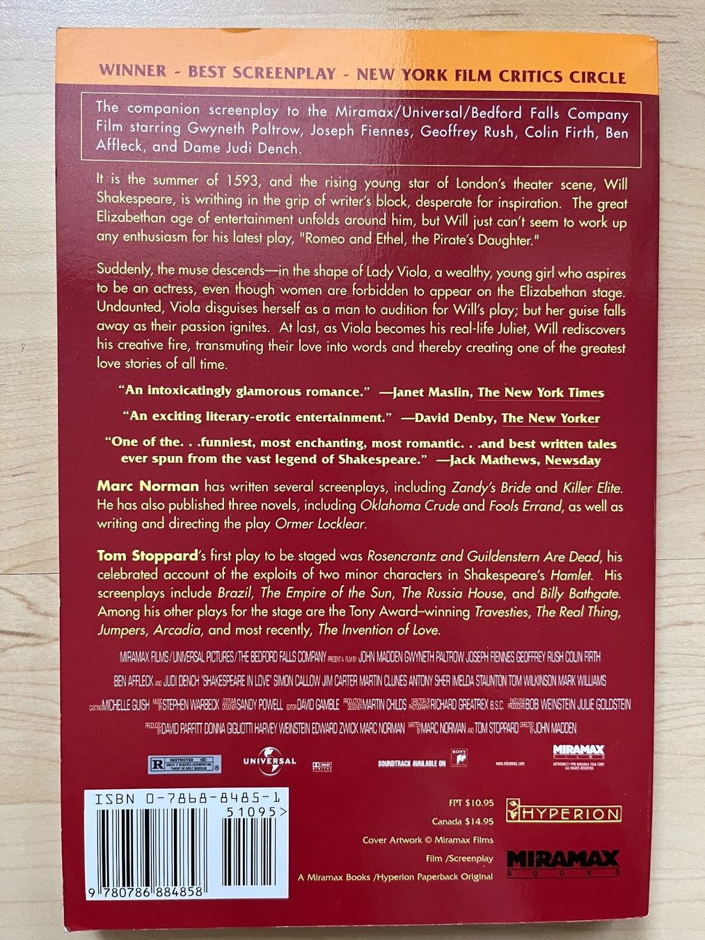 Libri: Shakespeare in Love - Drehbuch/ Screenplay – Usato da Zürich venduto da Gurkis 6