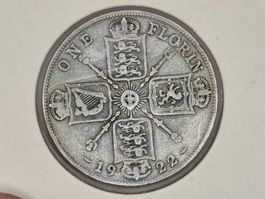 Great Britain 1 Florin 1922 in Silber