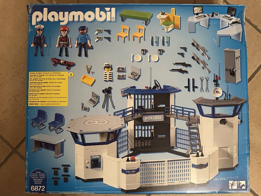 Jouets: Playmobil Set 6872 Polizeistation – D'occasion à Birmenstorf AG par joker_12 1