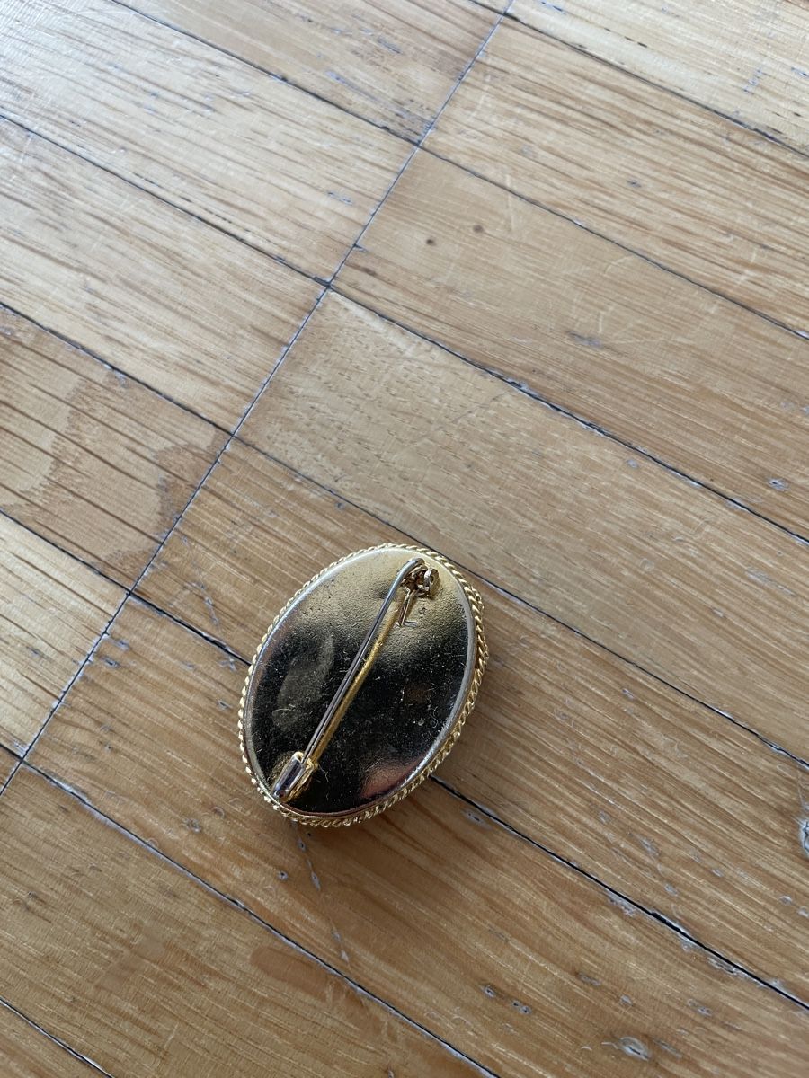 Spille & Fermagli: Vintage Micro Mosaic Floral Brooch – Usato da Neuchatel venduto da shi_9fzw 2