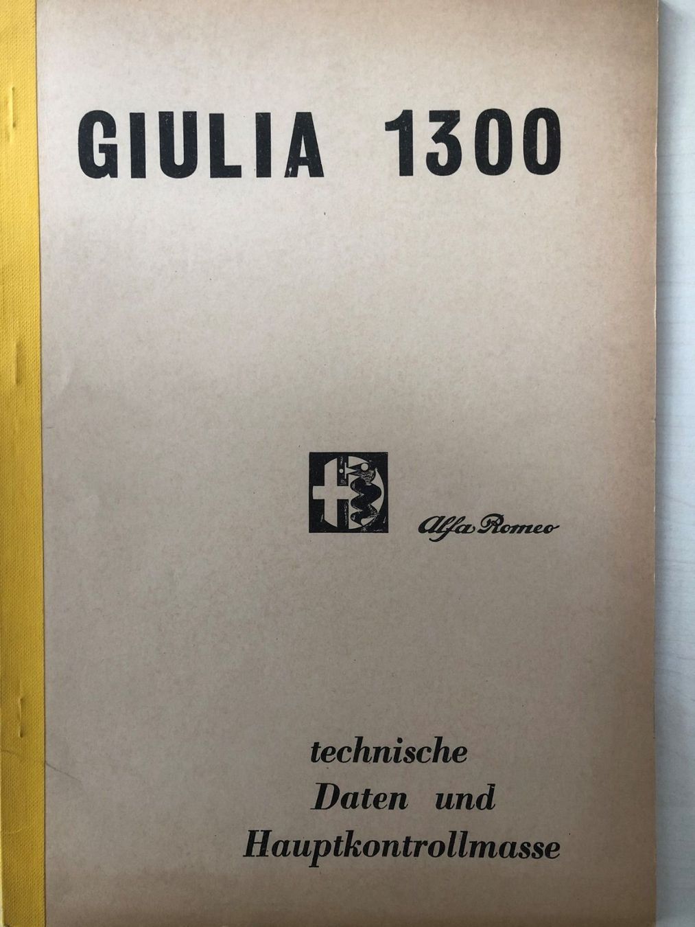 Alfa Romeo Documenti: Alfa Romeo Giulia 1300 – Usato da Safenwil venduto da efclassics