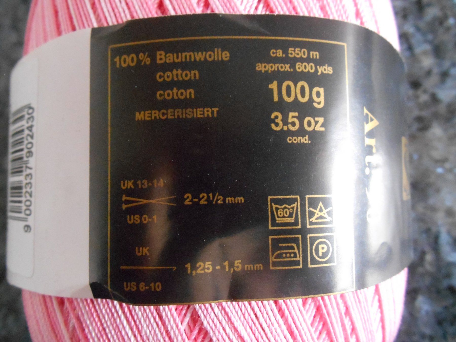 Kordeln & Faden: 1x Häkelgarn rosa 100g – Neu (gemäss Beschreibung) aus Nussbaumen AG von MollyBI-20 2