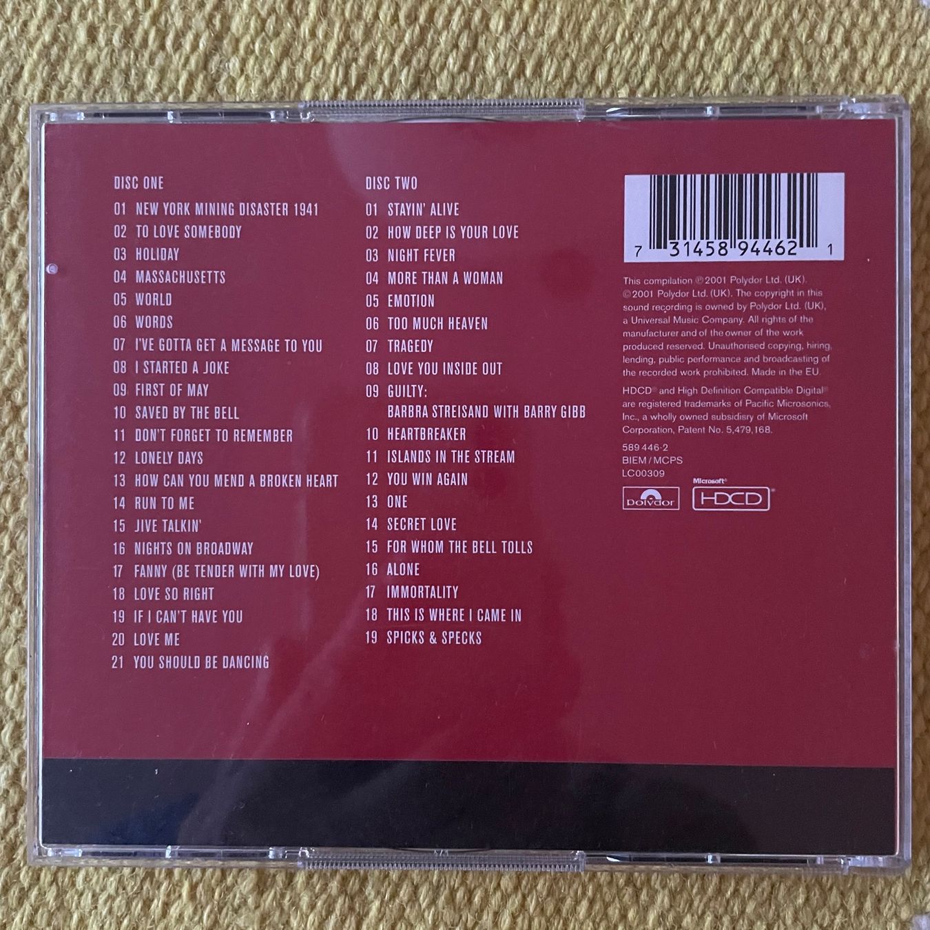 CD: BEE GEES-2CD THEIR GREATEST HITS THE REC – Usato da Rorschacherberg venduto da CD-Roli 1
