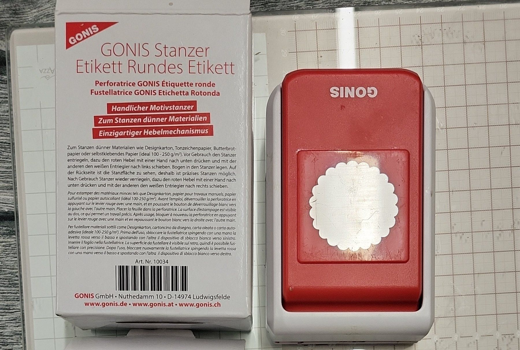 Gonis Timbri: Gonis Stanzer Wellen – Nuovo (secondo la descrizione) da Gettnau venduto da Federwind