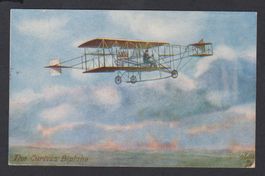 Aviatik   -   the Curtiss Biplane, gest. 18.IX.1912