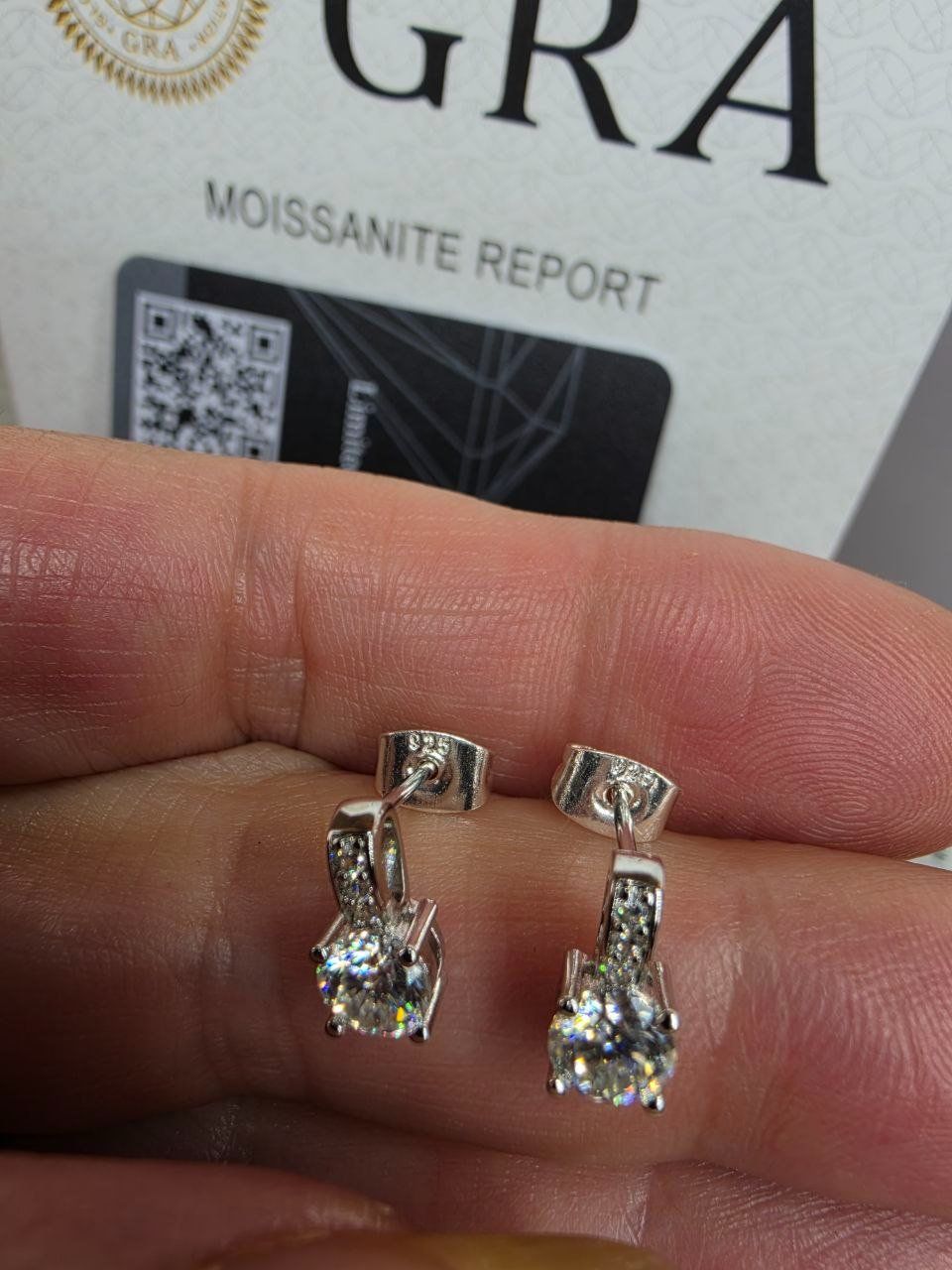 Altri gioielli: Ensemble argent avec diamants de moissanite de 2 ct – Nuovo e nell'imballaggio originale da Reconvilier venduto da Tsma67 7