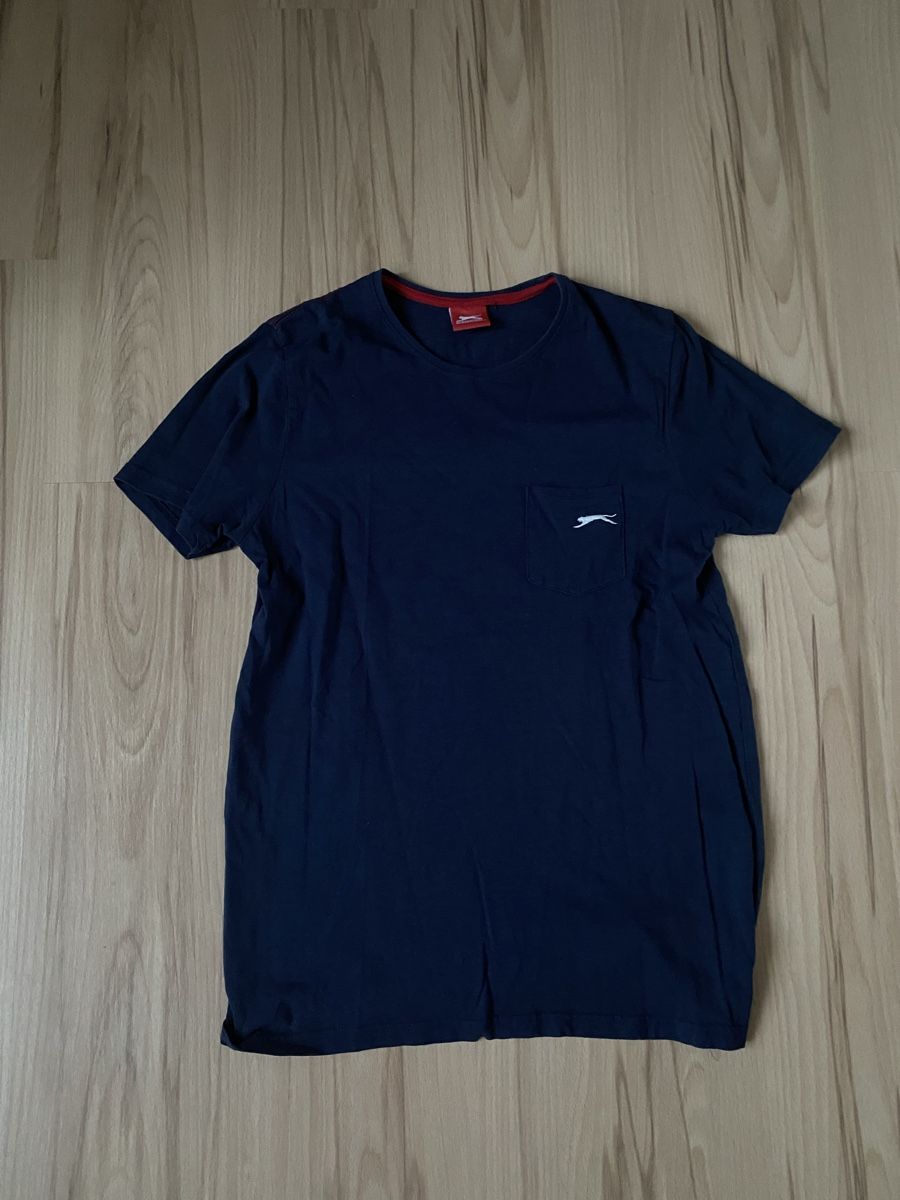 T-shirt: SLAZENGER T-SHIRT NAVY MIT PRINT – Usato da Arbon venduto da arminnnn