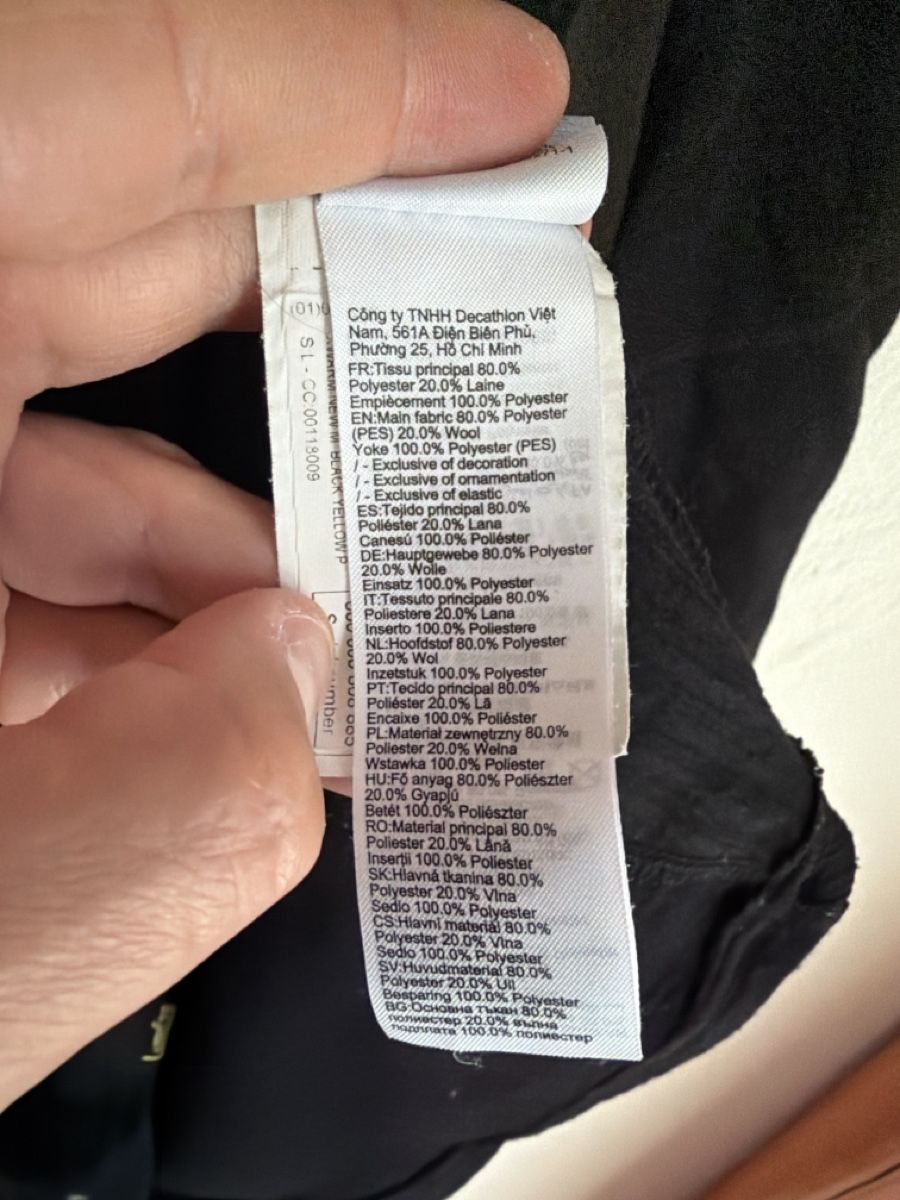 Decathlon Biancheria intima: Wedze base layer mit Wolle – Usato da Dietikon venduto da mz_x 3