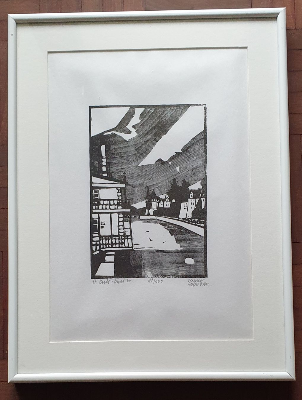 Xilografie: Holzschnitt Werner Hofmann – Usato da Kreuzlingen venduto da Rschweiz1