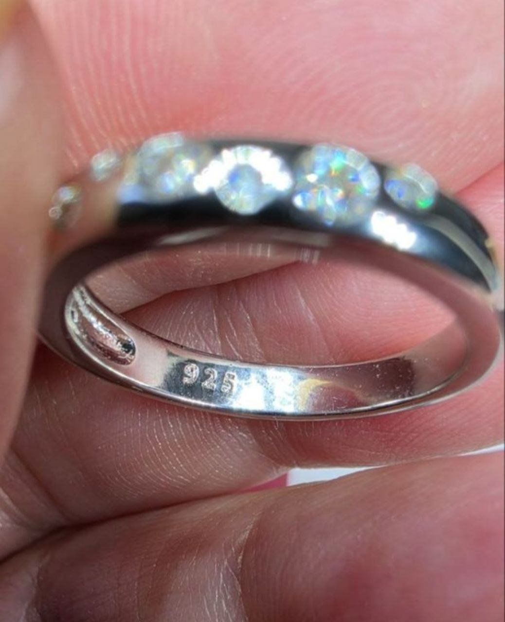 Ringe: Bague argent avec diamants de moissanite certifiés GRA – Neu und originalverpackt aus Reconvilier von Tsma67 7