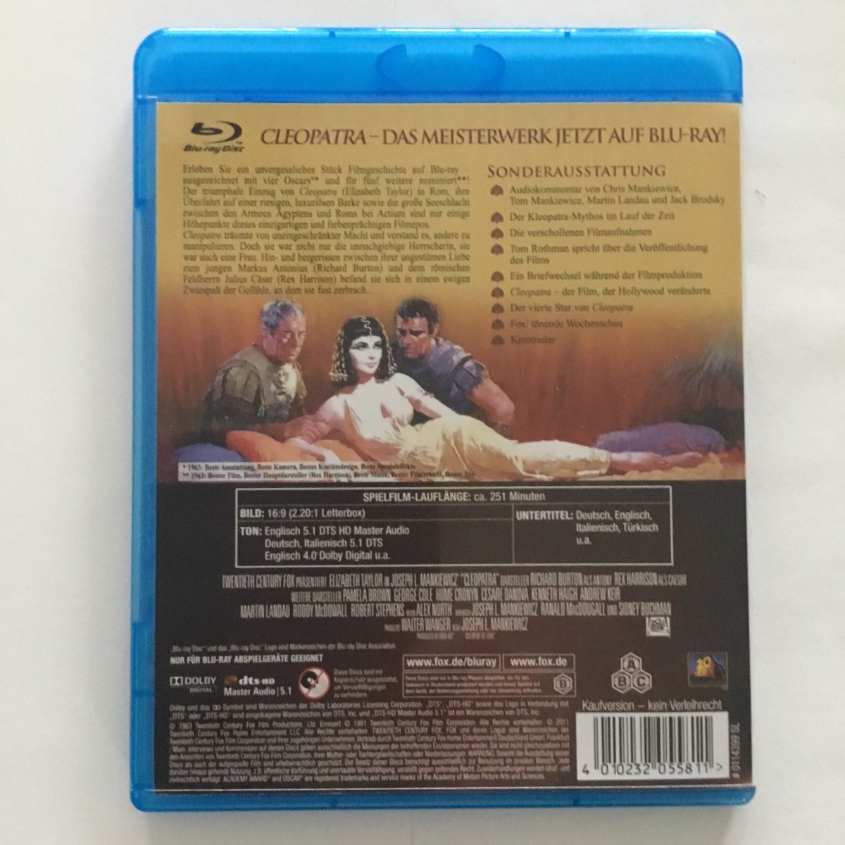 Tutti i DVDs: Cleopatra- Blu Ray - 2 Disc – Nuovo (secondo la descrizione) da Blauen venduto da berlingo65 1