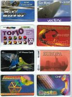 8 Prepaid Telefonkarten Schweiz