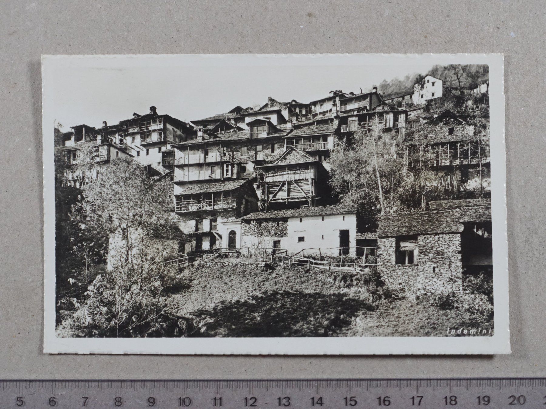 Cartoline postali: Indemini, 1959 – Usato da Lenzburg venduto da fh1