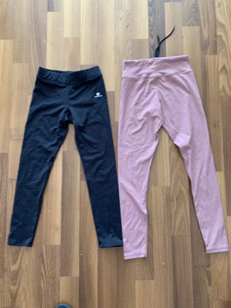 Sport Leggins 2 Stk, Grösse 134-140, Marke: Domyos/Endurance