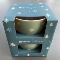 Schalen-Set / Bowl set LET IT SNOW