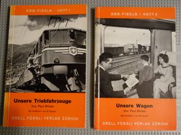 2 SBB-Fibeln "Unsere Triebfahrzeuge" und "Unsere Wagen"