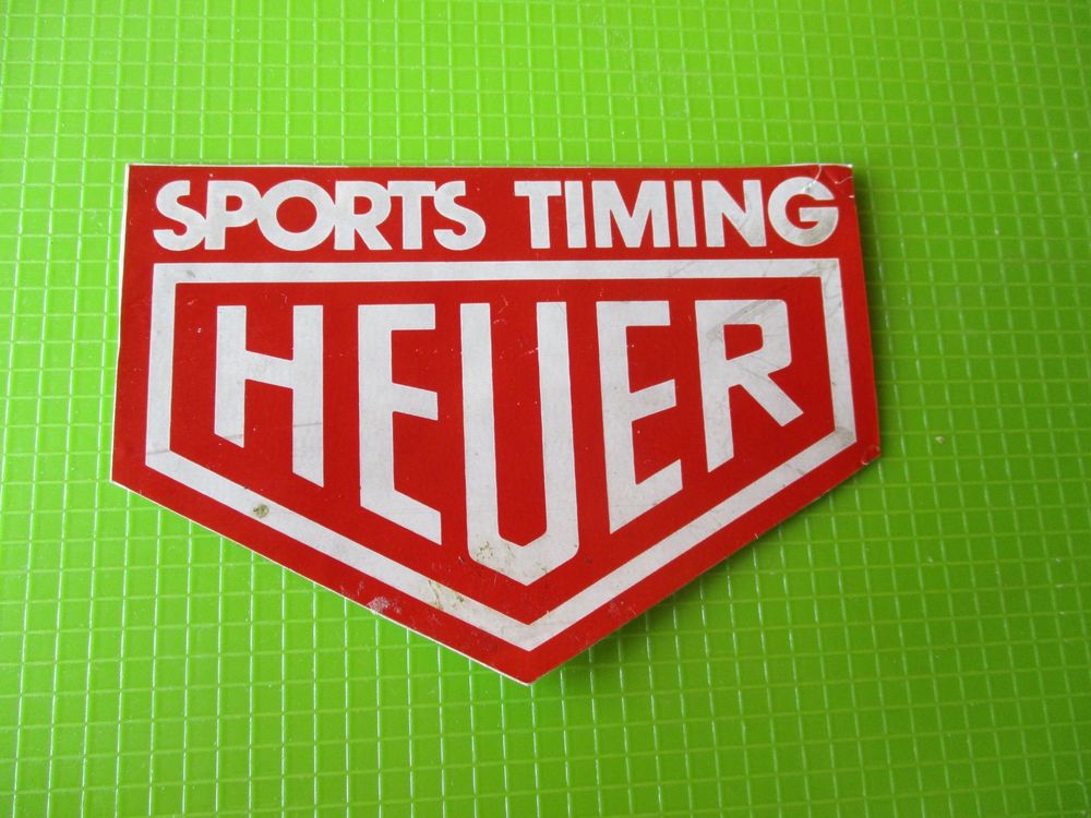 Heuer Sports Timing Kleber Sticker Vintage (Gebraucht) in Ottikon ...