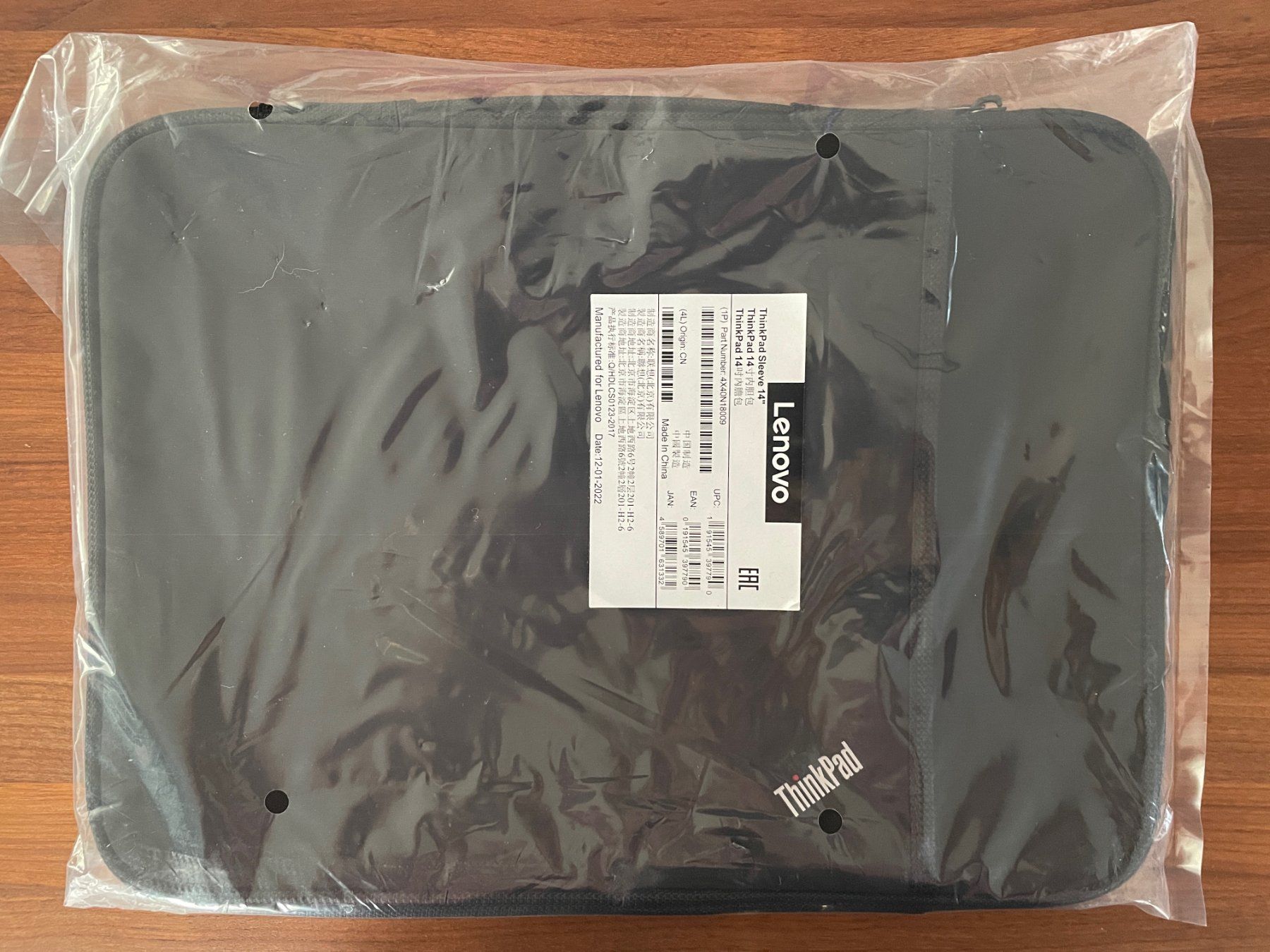 Lenovo Borse: Laptop Schutzhülle / Sleeve / Tasche 14" – Nuovo e nell'imballaggio originale da Laupen BE venduto da sabale 6