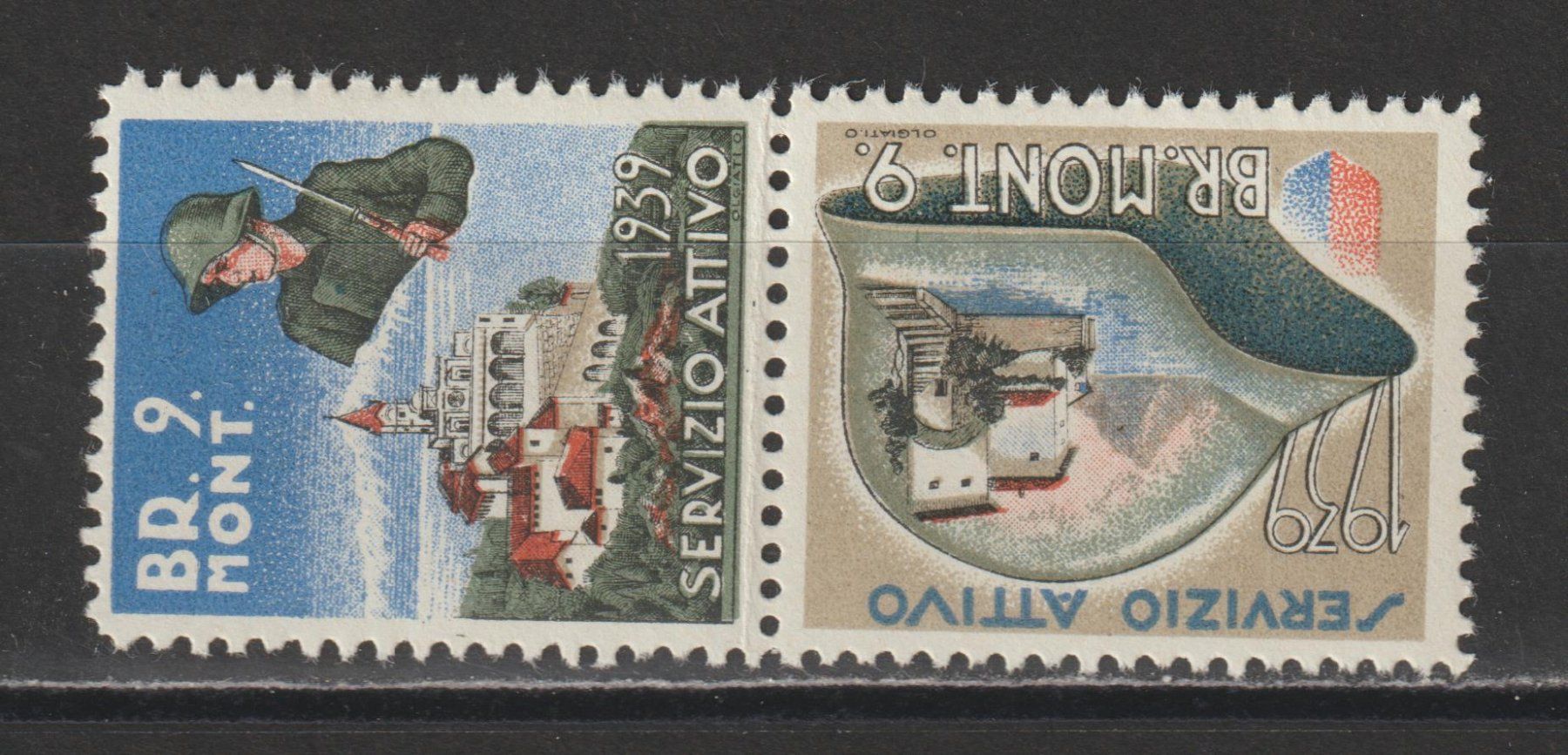 Alle Briefmarken: Kommandostäbe Nr. 110a/1 ** – Gebraucht aus Siebnen von Fstaehli