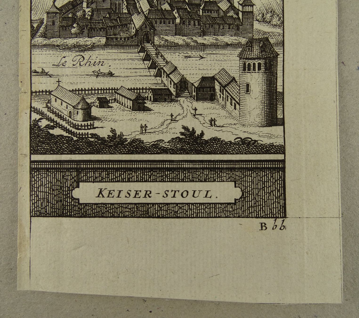 Stiche: KAISERSTUHL, AARGAU, KUPFERSTICH 1778 – Gebraucht aus Grüningen von Kartensammler 3
