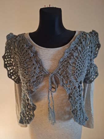 Gilet papillon, femme, bohème