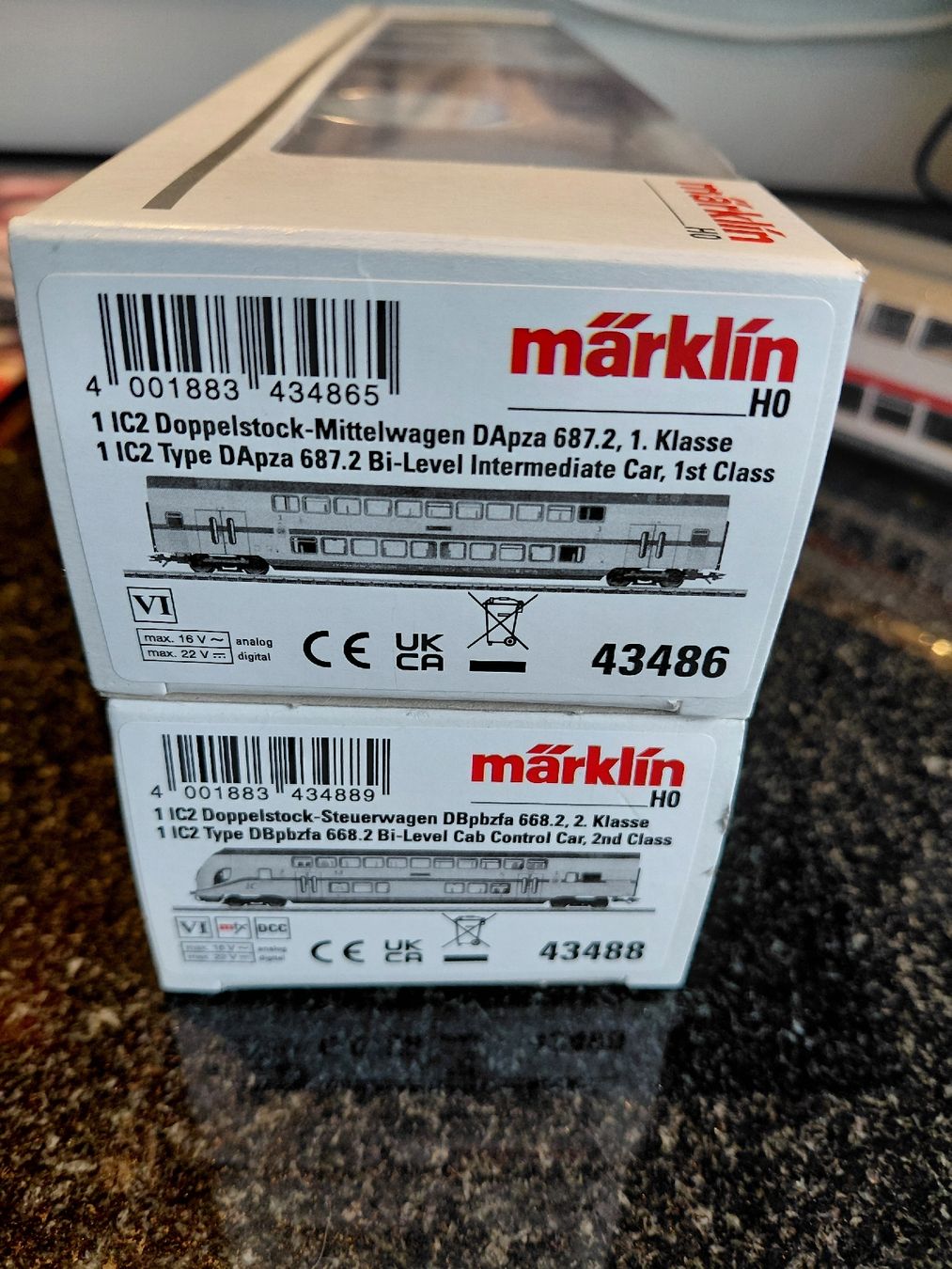 Märklin Modellini di ferrovie: Märklin 43488 und 43486 – Nuovo (secondo la descrizione) da Arth venduto da MatthiasL. 1