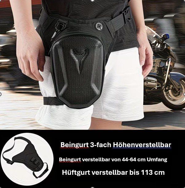 Borse: Neue Modische Bein-Brust oder Umhängetasche (schwarz) – Nuovo e nell'imballaggio originale da Altenrhein venduto da marcow313 4