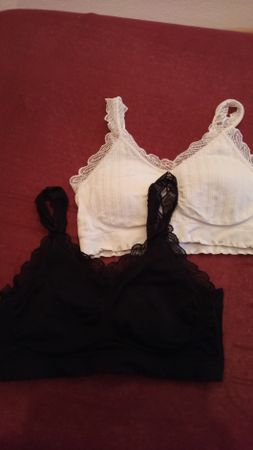 Bustier Set Schwarz/Weiss, Grösse S Neuwertig Top Zustand