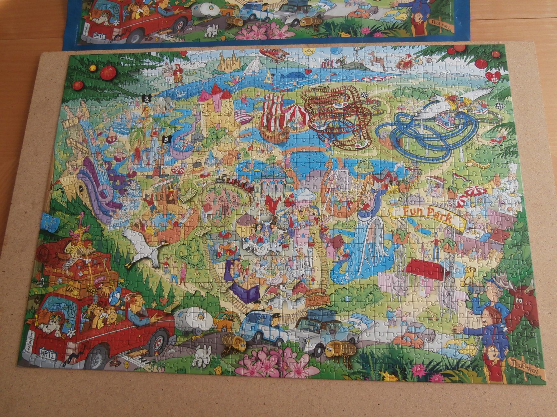 Heye Puzzle: Heye Fun Park Trip - 1000 Teile – Usato da Pfäffikon ZH venduto da variohappy 1