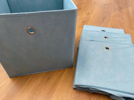 4 STOFFKISTEN FÜR KALLAX-REGAL
