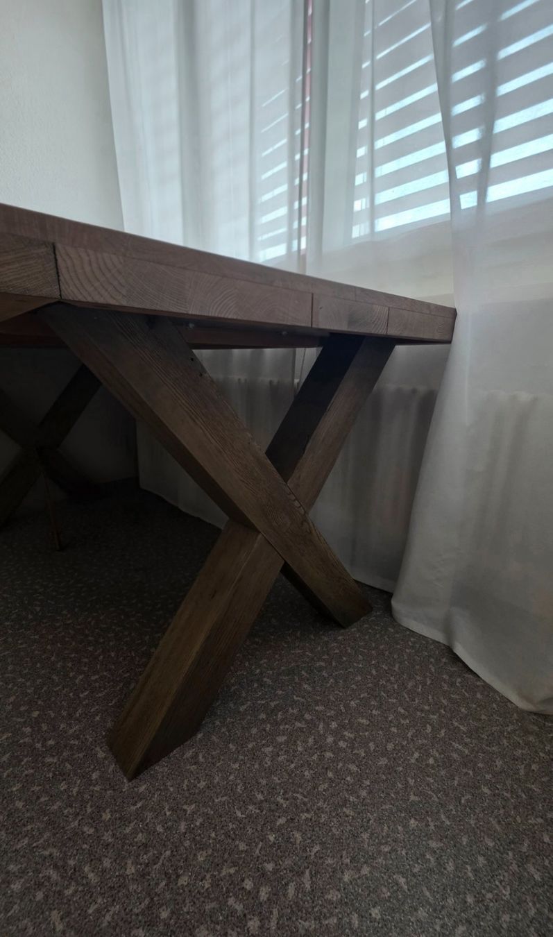 Tables: Eichen Massivholztisch – D'occasion à Wollerau par LaWi-98_19 3