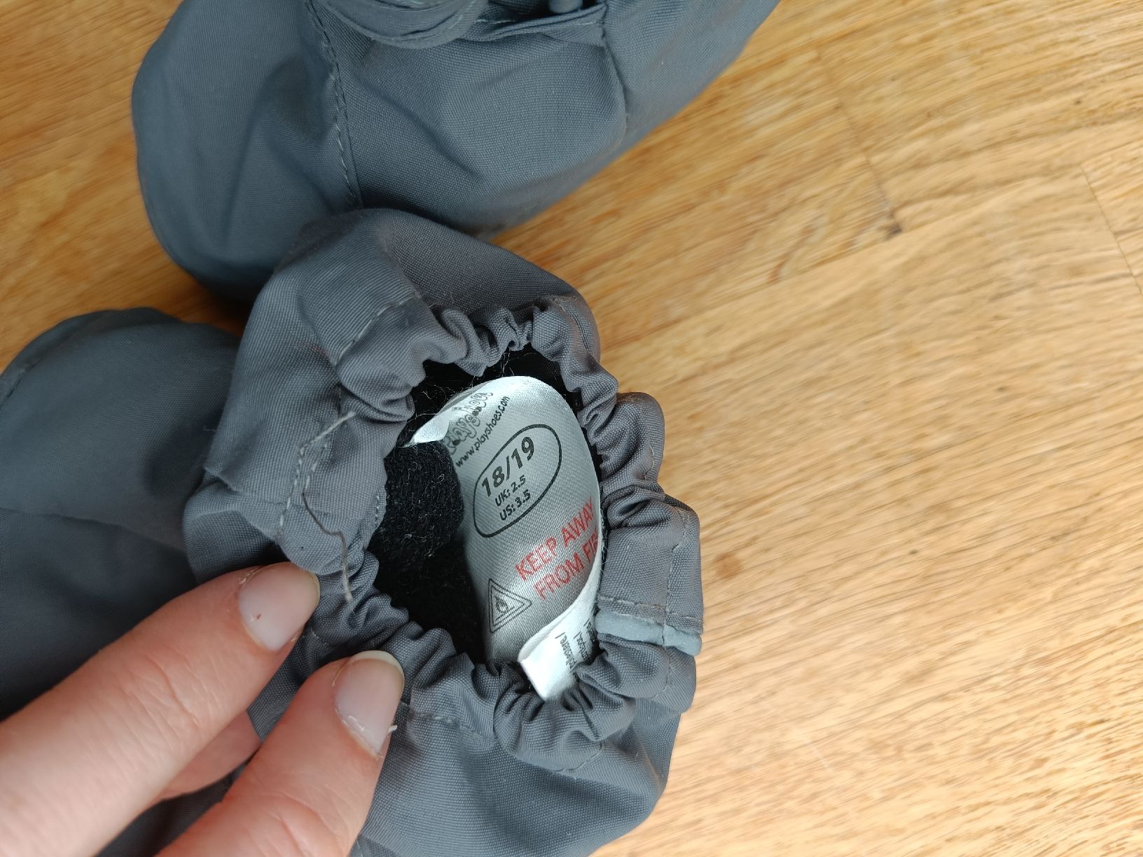 Scarpe per ragazzi: Playshoes Winterfüsslinge Grösse 18-19 – Usato da Jaberg venduto da urig17. 1
