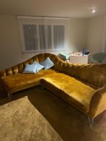Original Bretz Designer Corner Sofa – Vintage Velvet – Excel